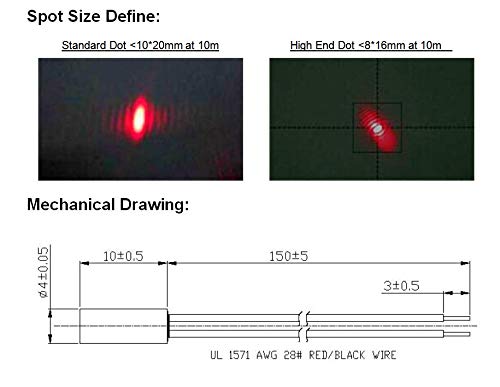 635nm Red Dot Laser Module K254