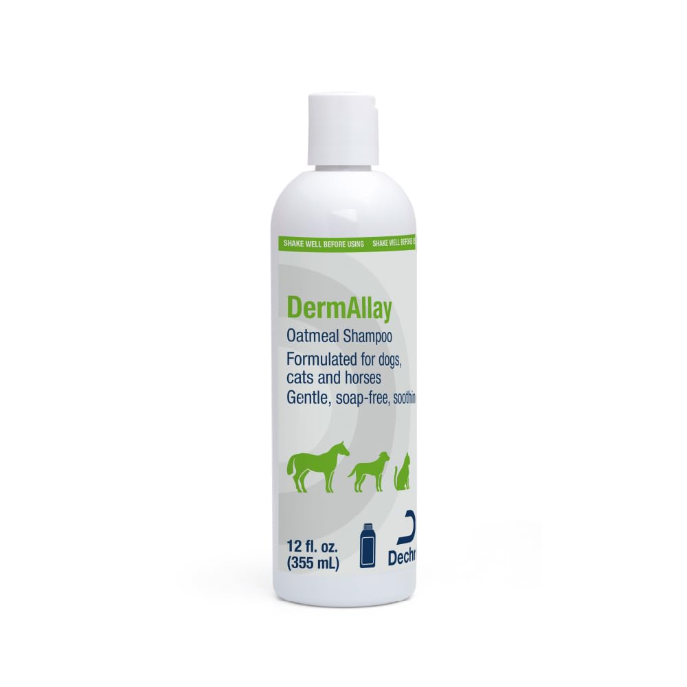 Oatmeal Shampoo for Dogs, Cats and Horses, 12 Fl Oz K511555