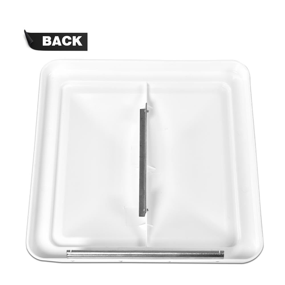 White 14" x 14" RV Roof Vent Cover 2pcs T92020