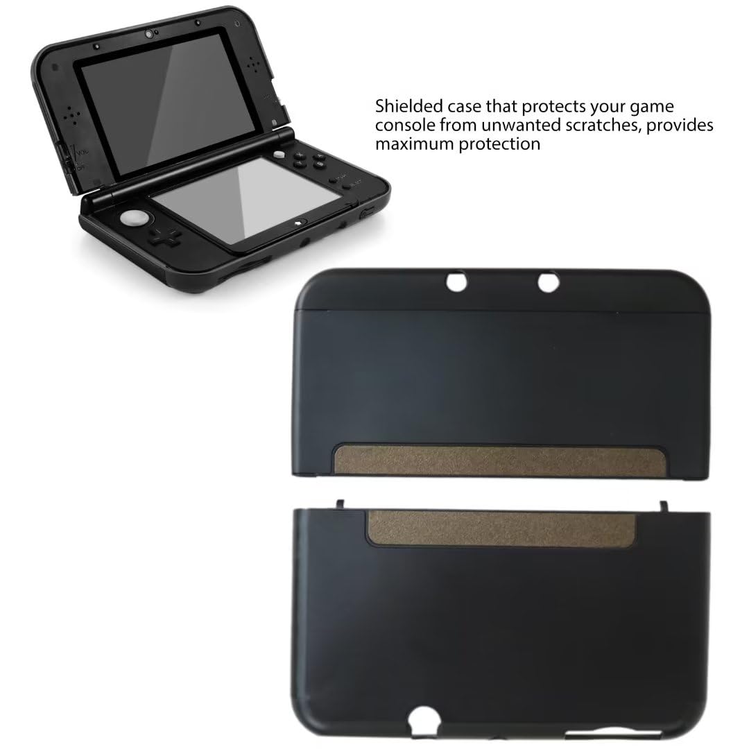 Hard Shell Protective Case Cover for Nintendo 3DS XL LL - Black C70833