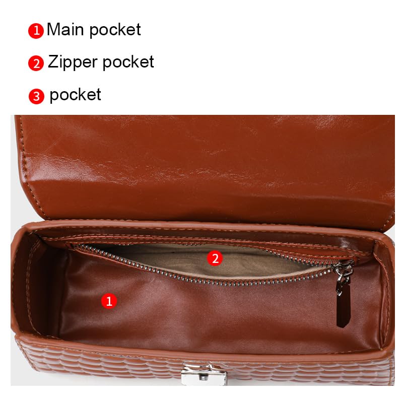 Genuine Cowhide Crocodile Embossed Crossbody Shoulder Bag O83325