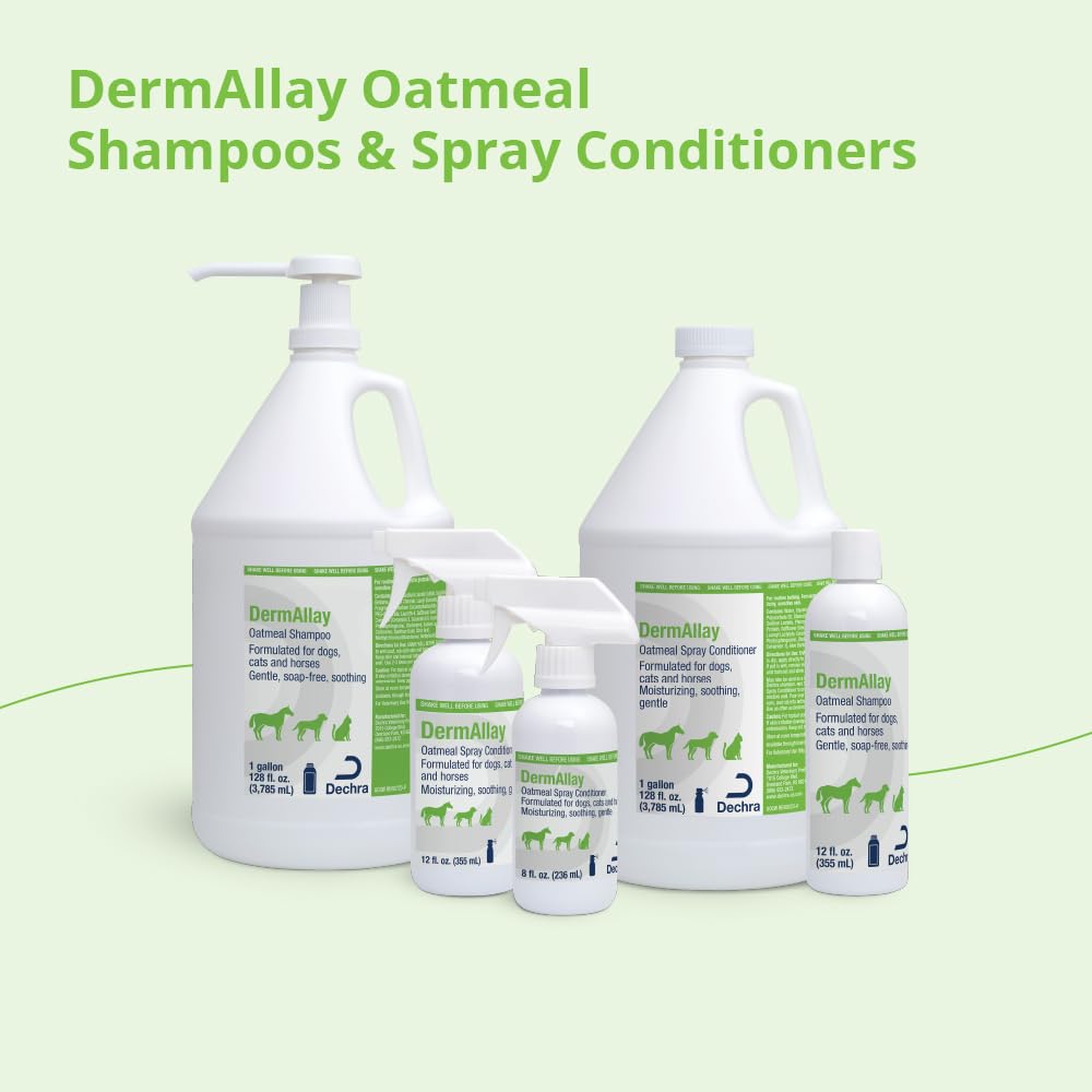Oatmeal Shampoo for Dogs, Cats and Horses, 12 Fl Oz K511555
