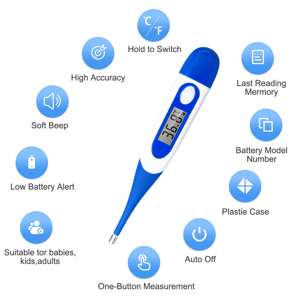 Digital Thermometer with Fever Alarm U60449