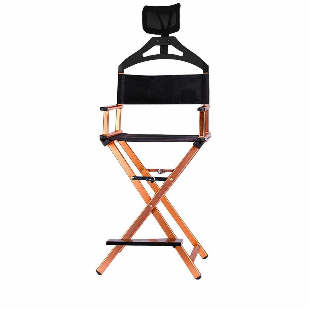 Folding Makeup Artist Chair with Headrest J2106