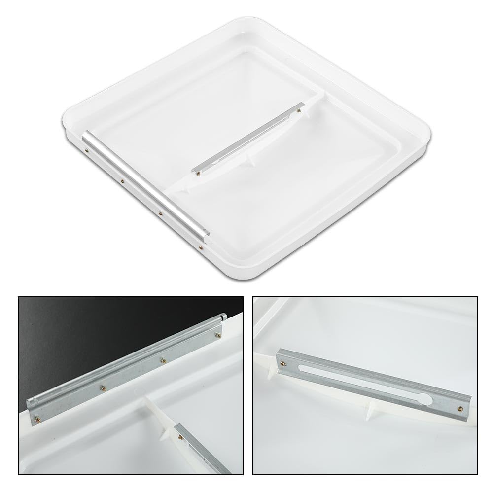 White 14" x 14" RV Roof Vent Cover 2pcs T92020