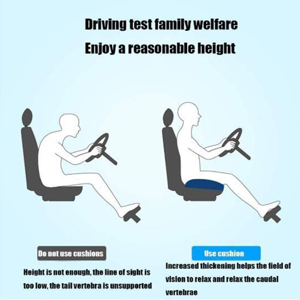 Car Booster Seat Cushion Pure Black L992630