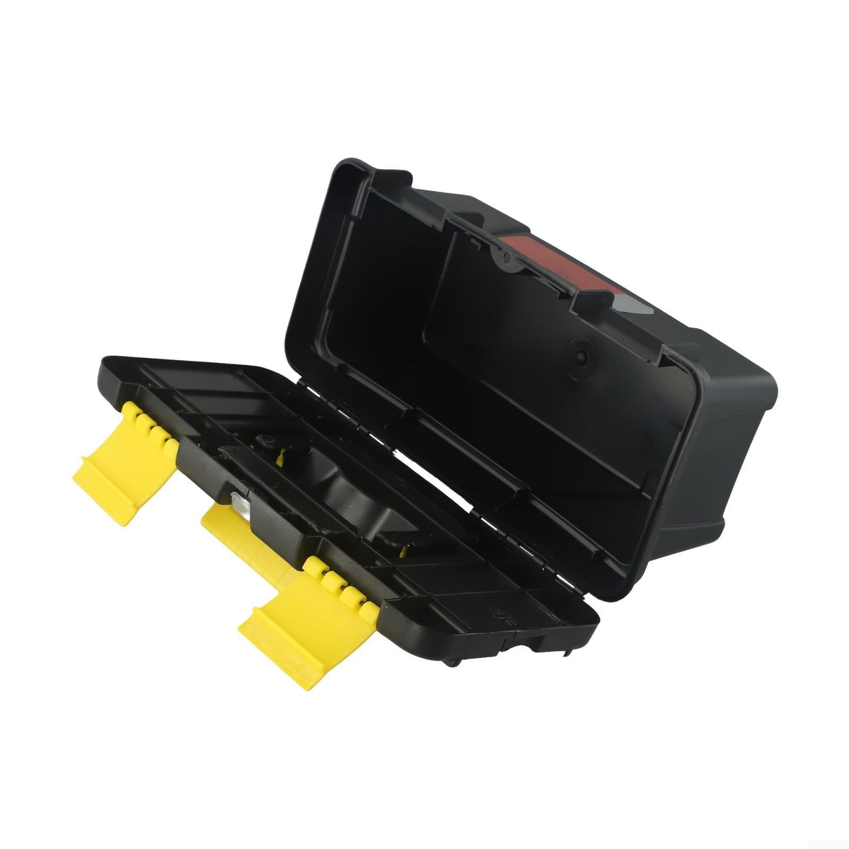 10 Inch Two-Layer Plastic Toolbox with Metal Hinges and Latching Lid J959108