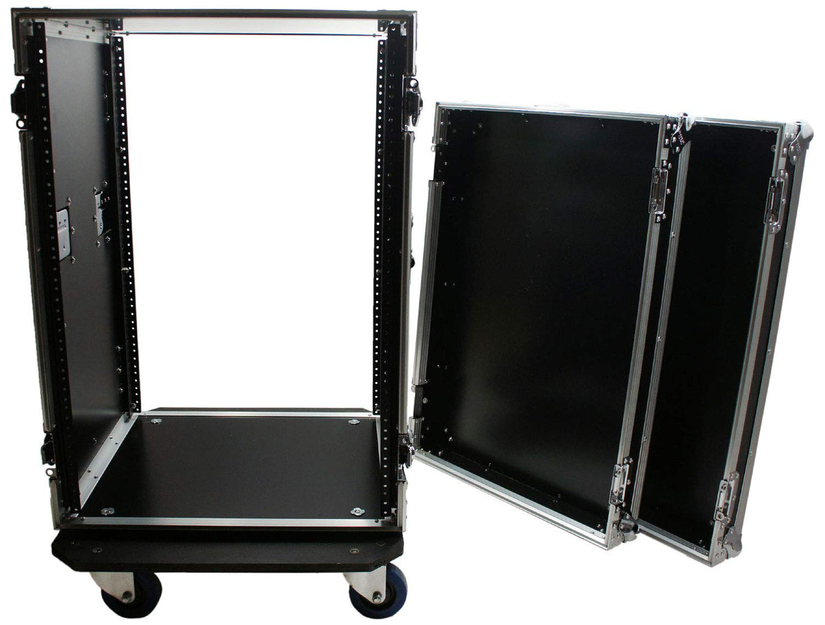 16U Amp Rack Case with Wheels G54405