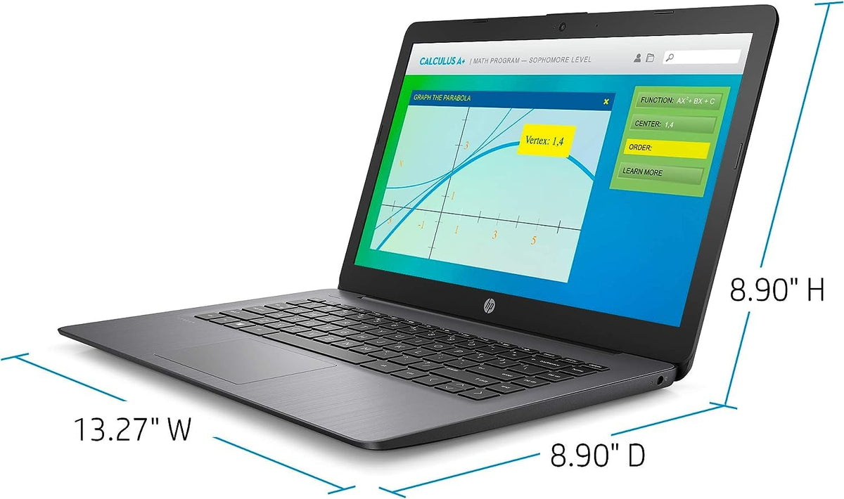 14-inch Laptop, Intel Celeron N4000, 4 GB RAM, 64 GB eMMC, Brilliant Black R668