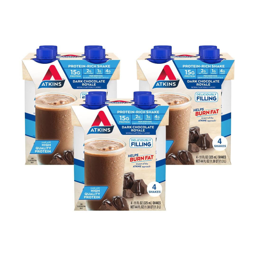 Milk Chocolate & Dark Chocolate Protein Shake, 15g Protein, 12 Count Z218432