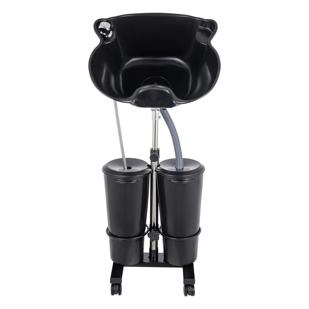 Portable Shampoo Bowl with Pump and 2 Water Tanks W337