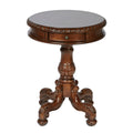Autumn Cherry Pedestal End Table Q90508