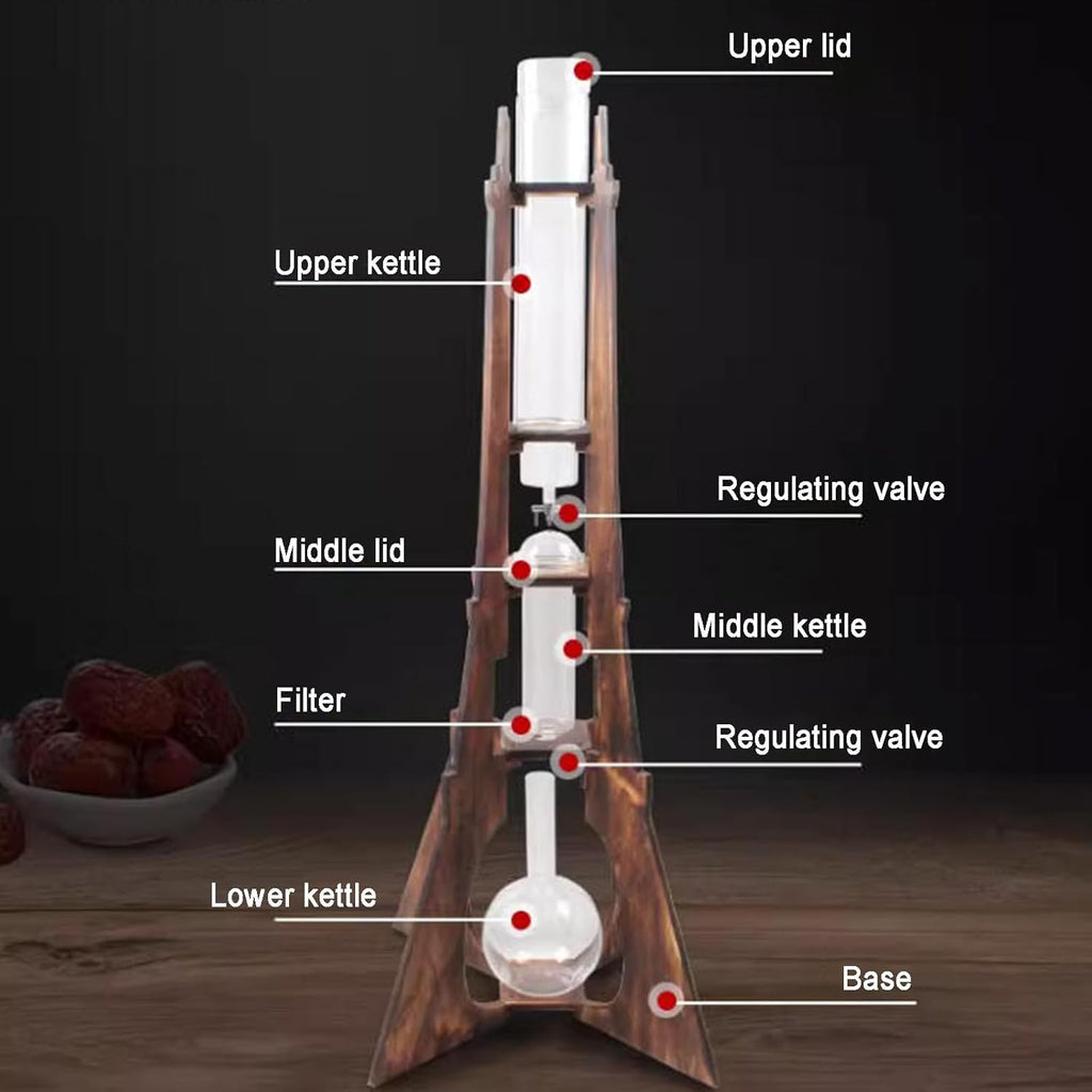 Cold Brew Drip Tower with Stainless Steel Adjustable Valve Z69500