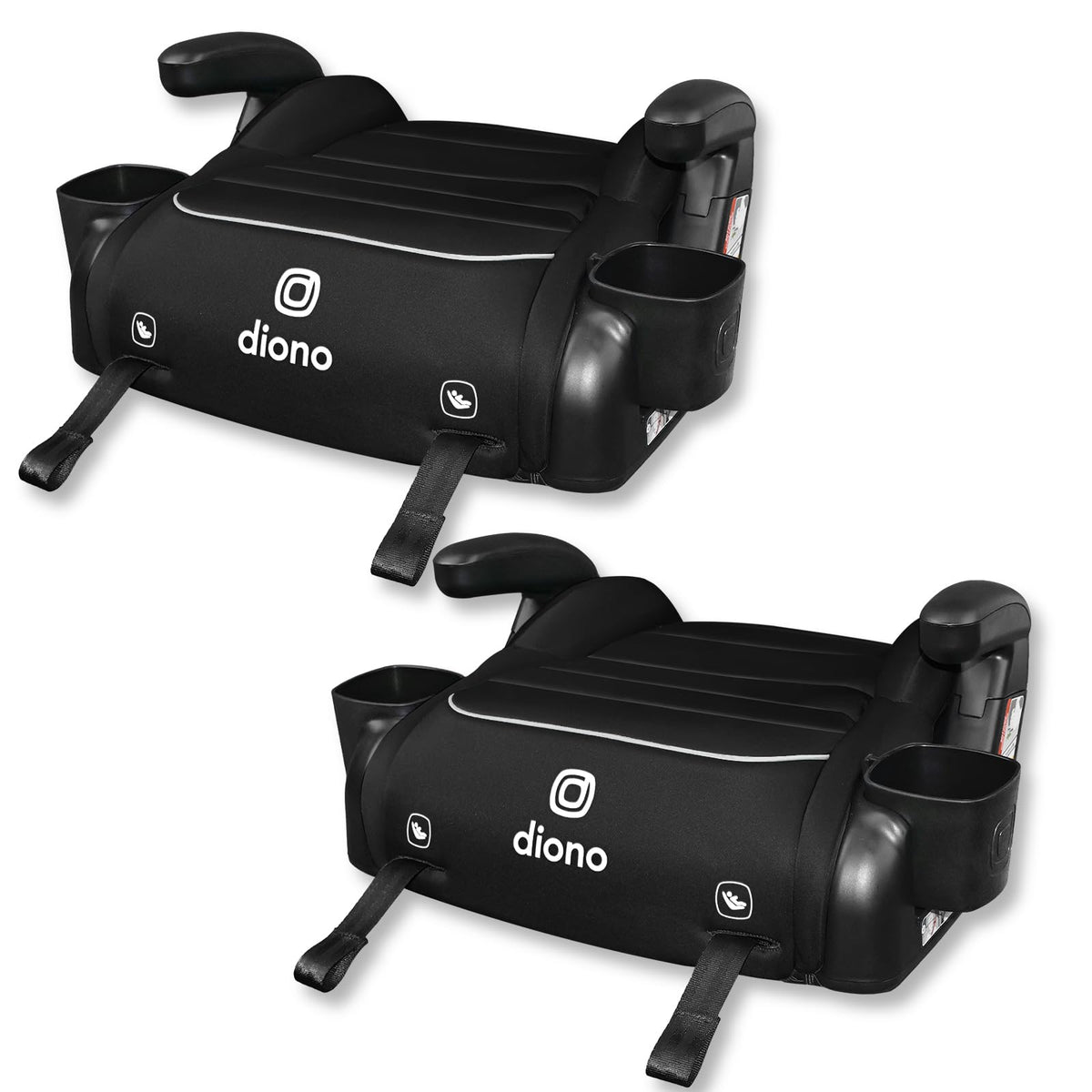 Black Backless Booster, Pack of 2 B63944