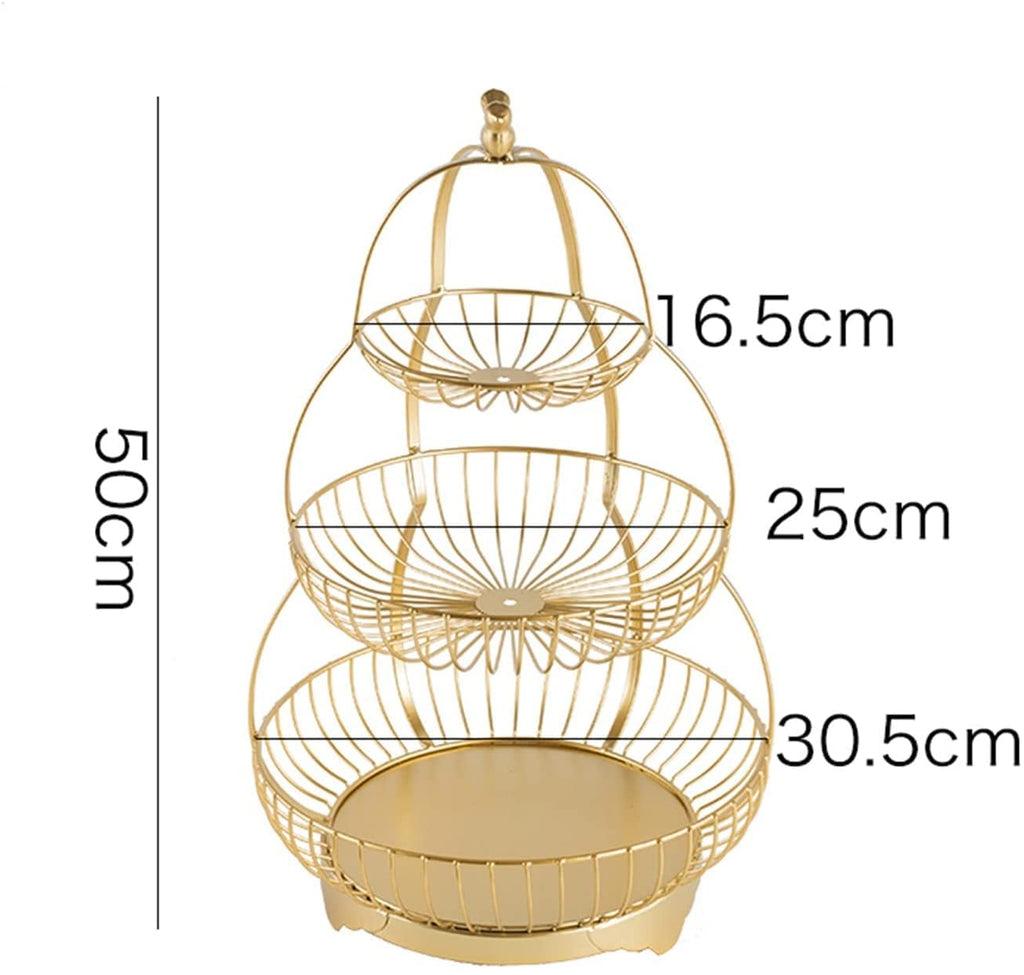 3-Tier Metal Fruit Basket G63351