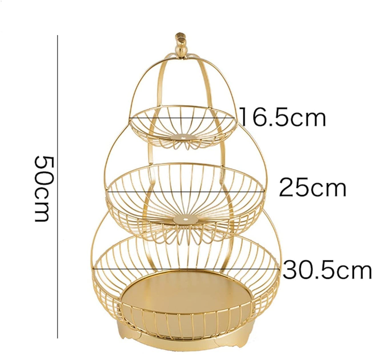 3-Tier Metal Fruit Basket G63351