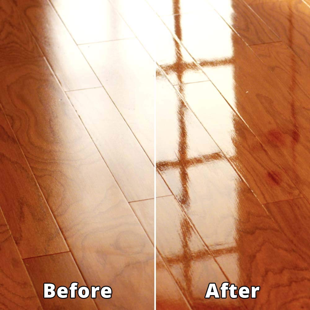 Wood Floor Restorer and Polish 32oz Microfiber Applicator F44378