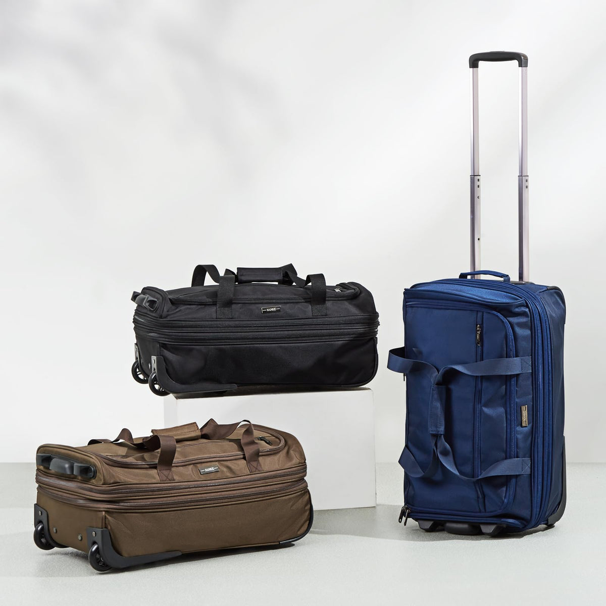 Expandable Carry On Luggage with Wheels Foldable Duffle Bag S5914
