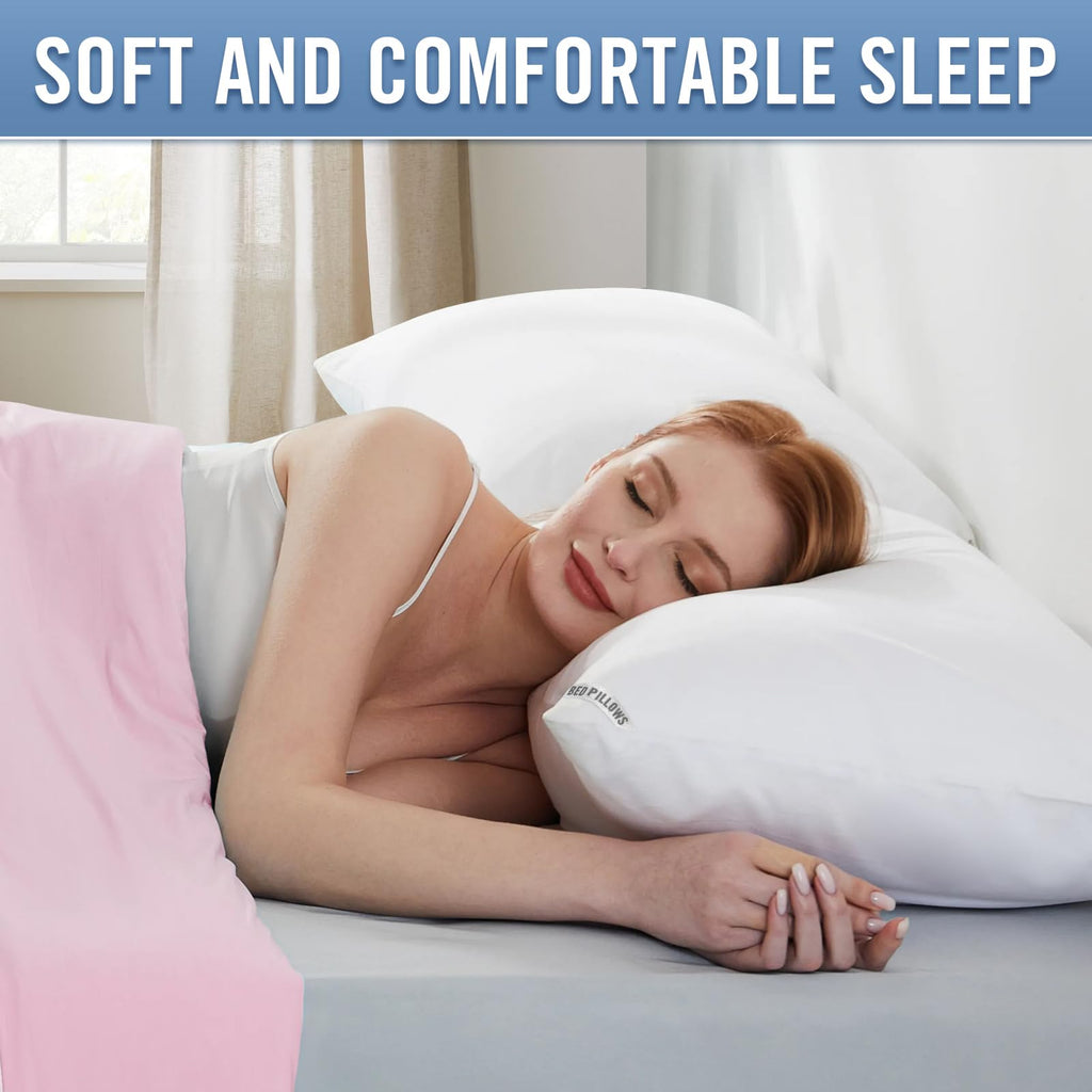 King Size 2 Pack Bed Pillows J627
