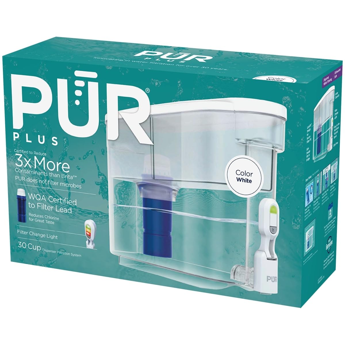 White Water Filter Dispenser with Filter L95813