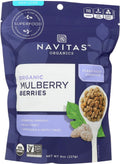Organic Sun-Dried White Mulberries 8 oz F12958