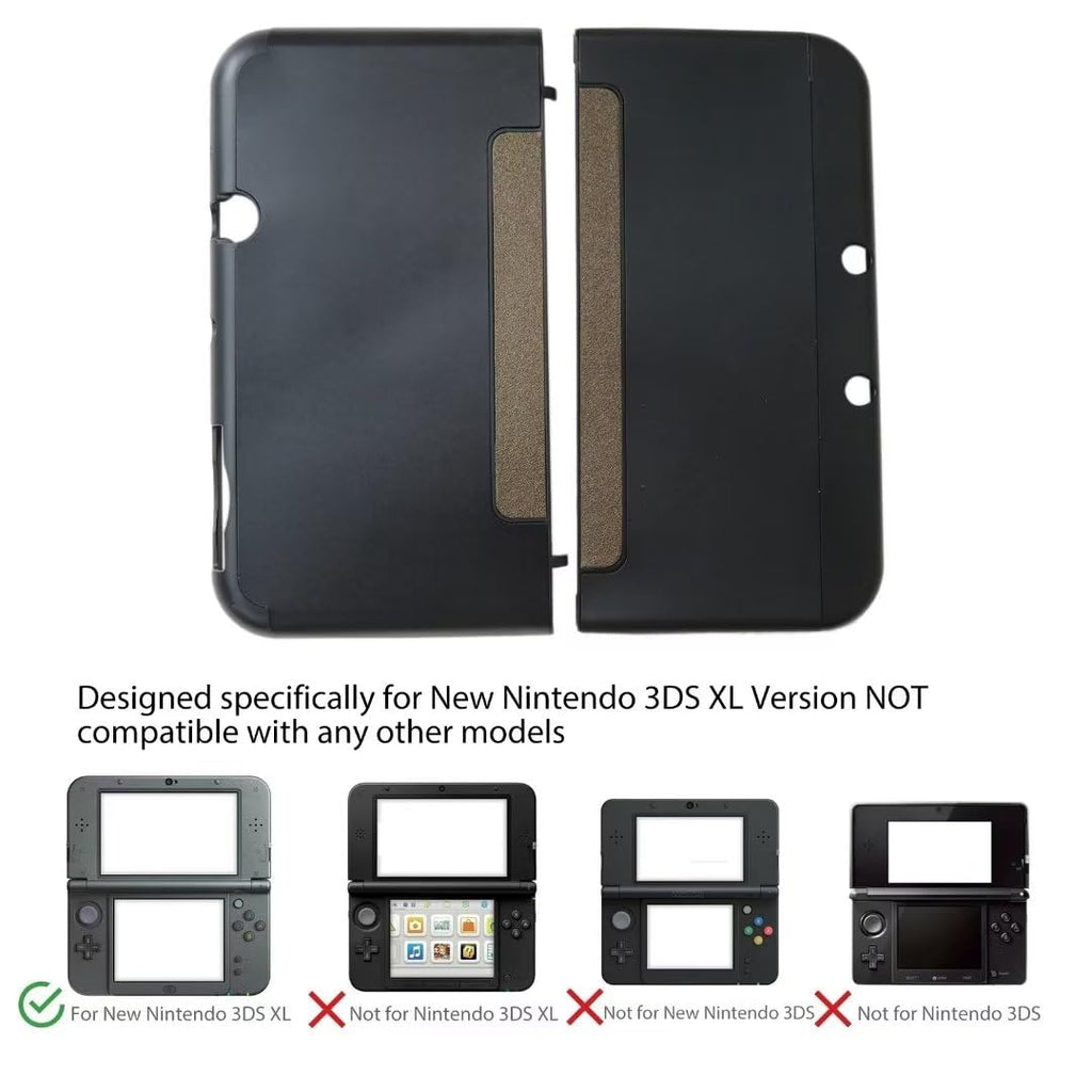 Hard Shell Protective Case Cover for Nintendo 3DS XL LL - Black C70833