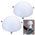 2 Pcs White Mushroom Vent Cap R95876