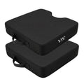 2 Pack Extra Thick Portable Bleacher Seat Cushions with Handle X85894