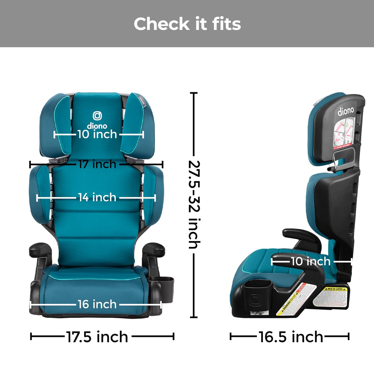 2-in-1 High Back Booster with Cupholder C256416
