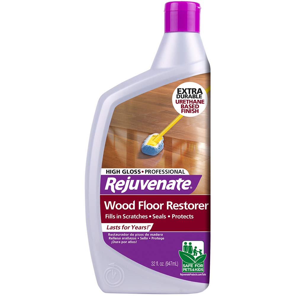 Wood Floor Restorer and Polish 32oz Microfiber Applicator F44378