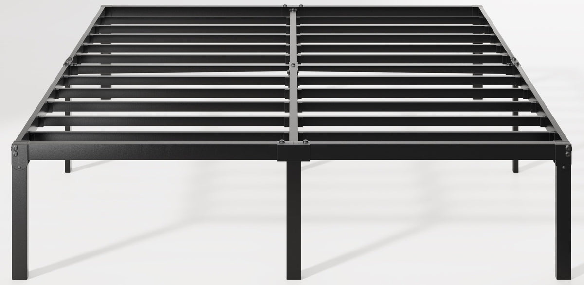 Queen 14 inch Metal Bed Frame with Storage Space C294