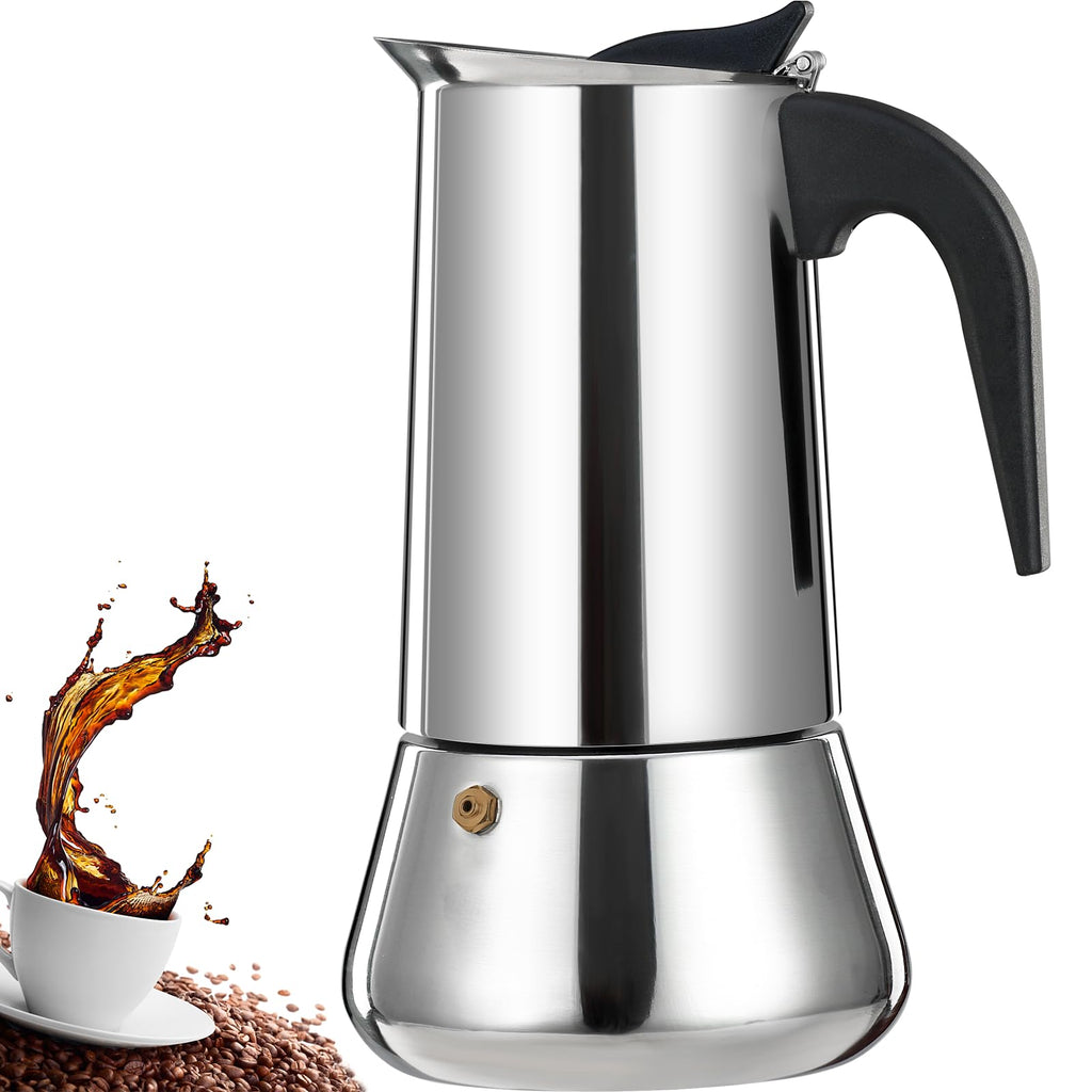 12 Cup Stainless Steel Stovetop Espresso Maker Moka Pot Z513