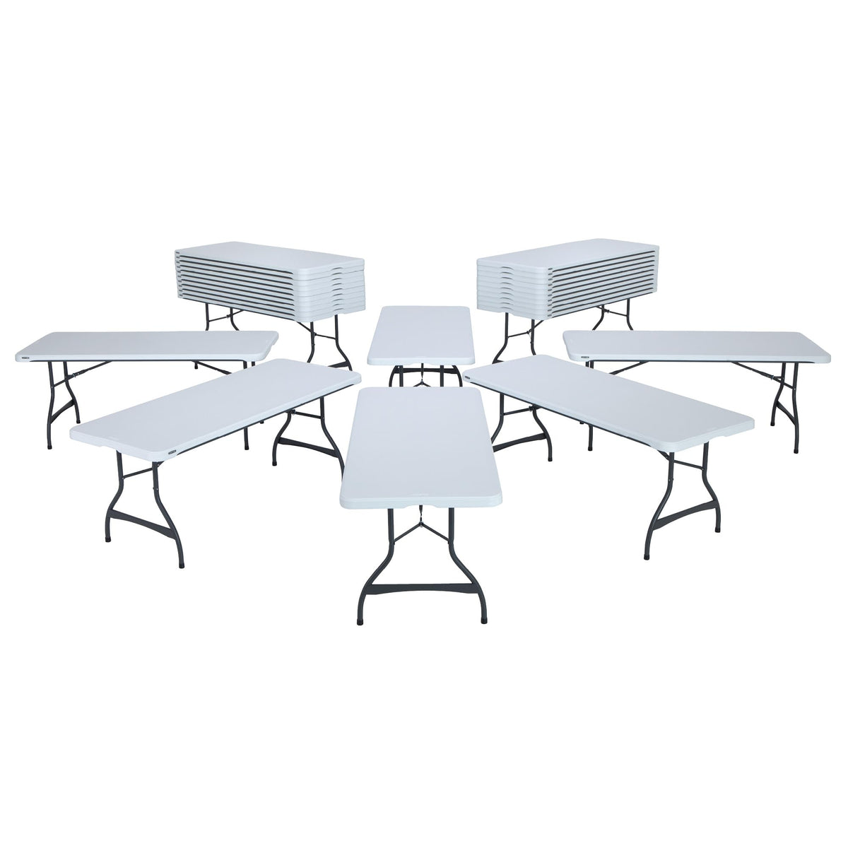 White Granite Folding Tables Z79770