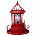 Waterproof Rotating Solar Lighthouse Statue E775