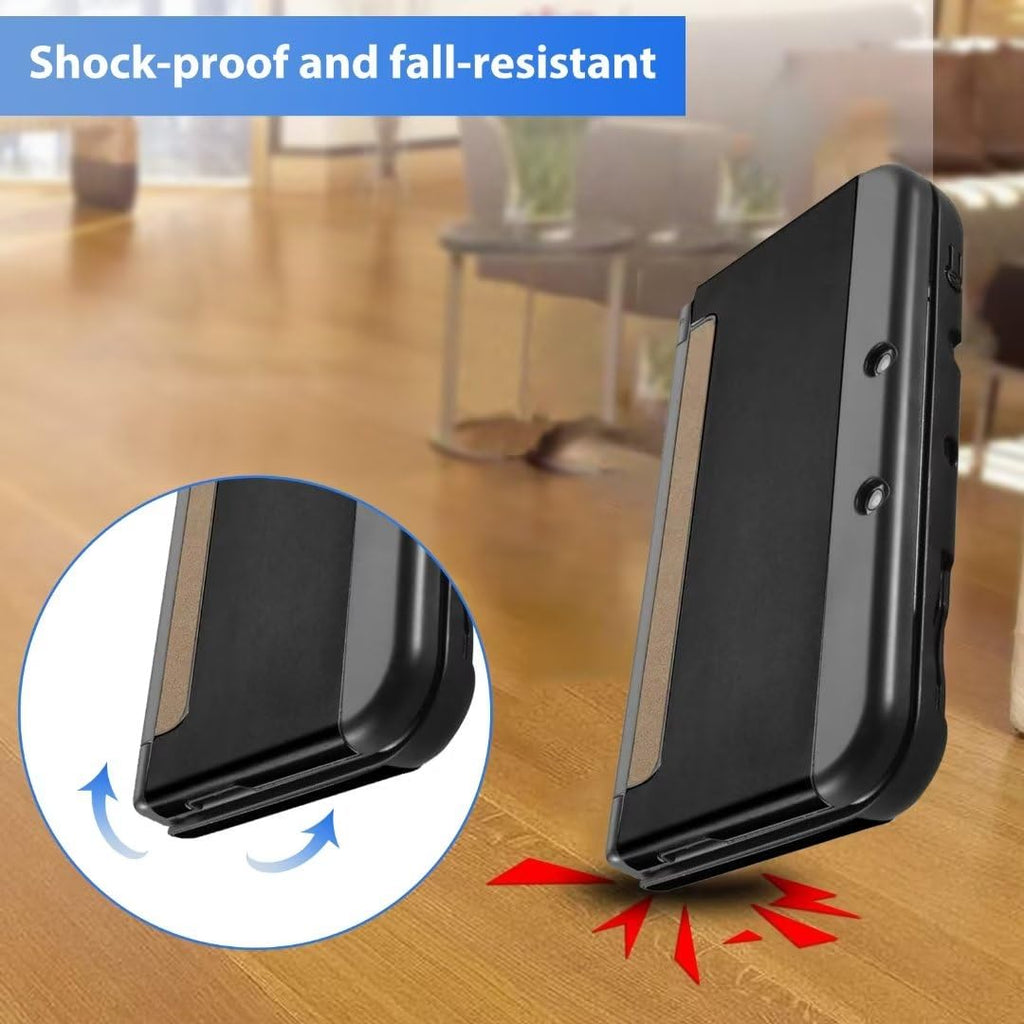Hard Shell Protective Case Cover for Nintendo 3DS XL LL - Black C70833