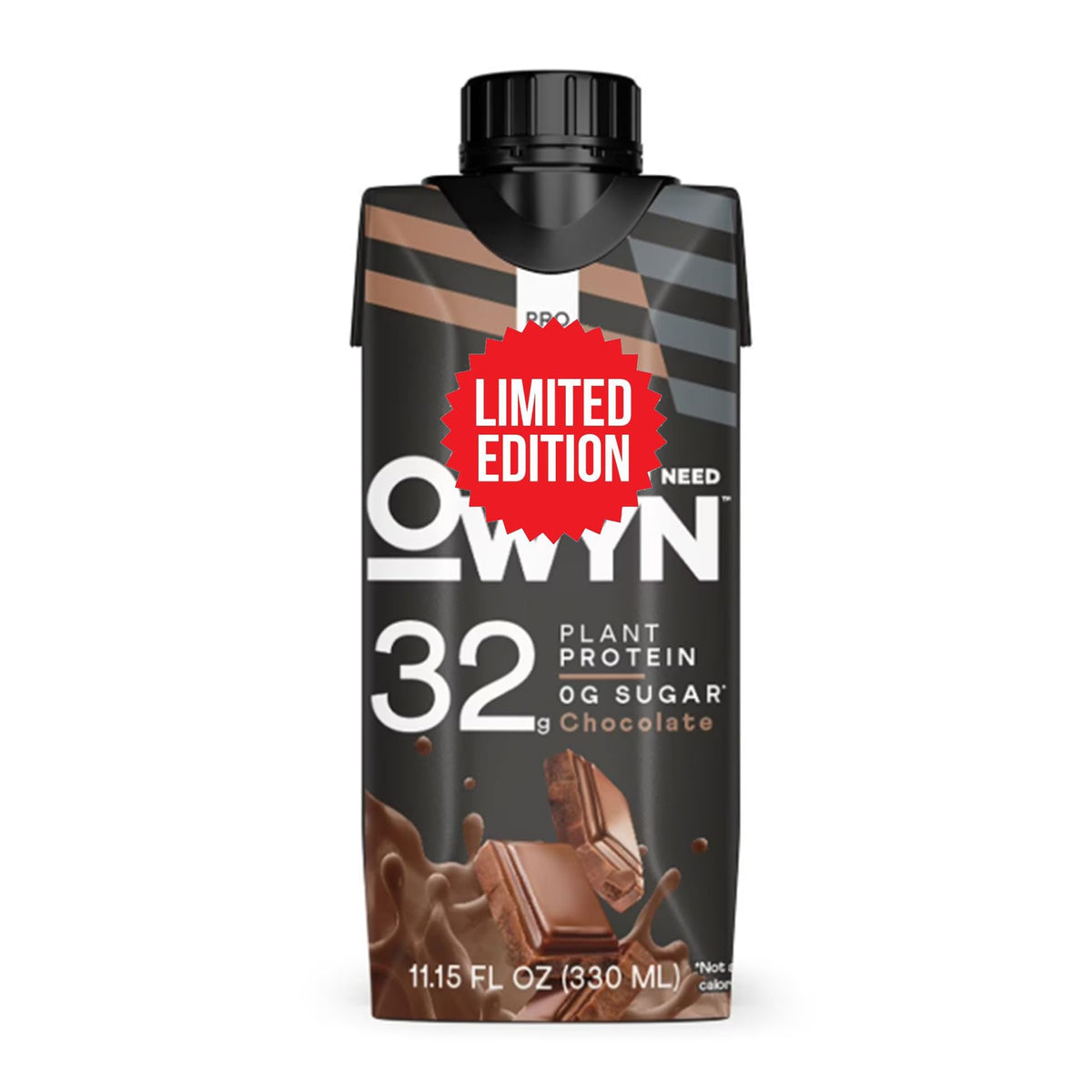 Chocolate Plant Protein Shakes 12 Pack 32g Protein Dairy-Free Zero Sugar S302