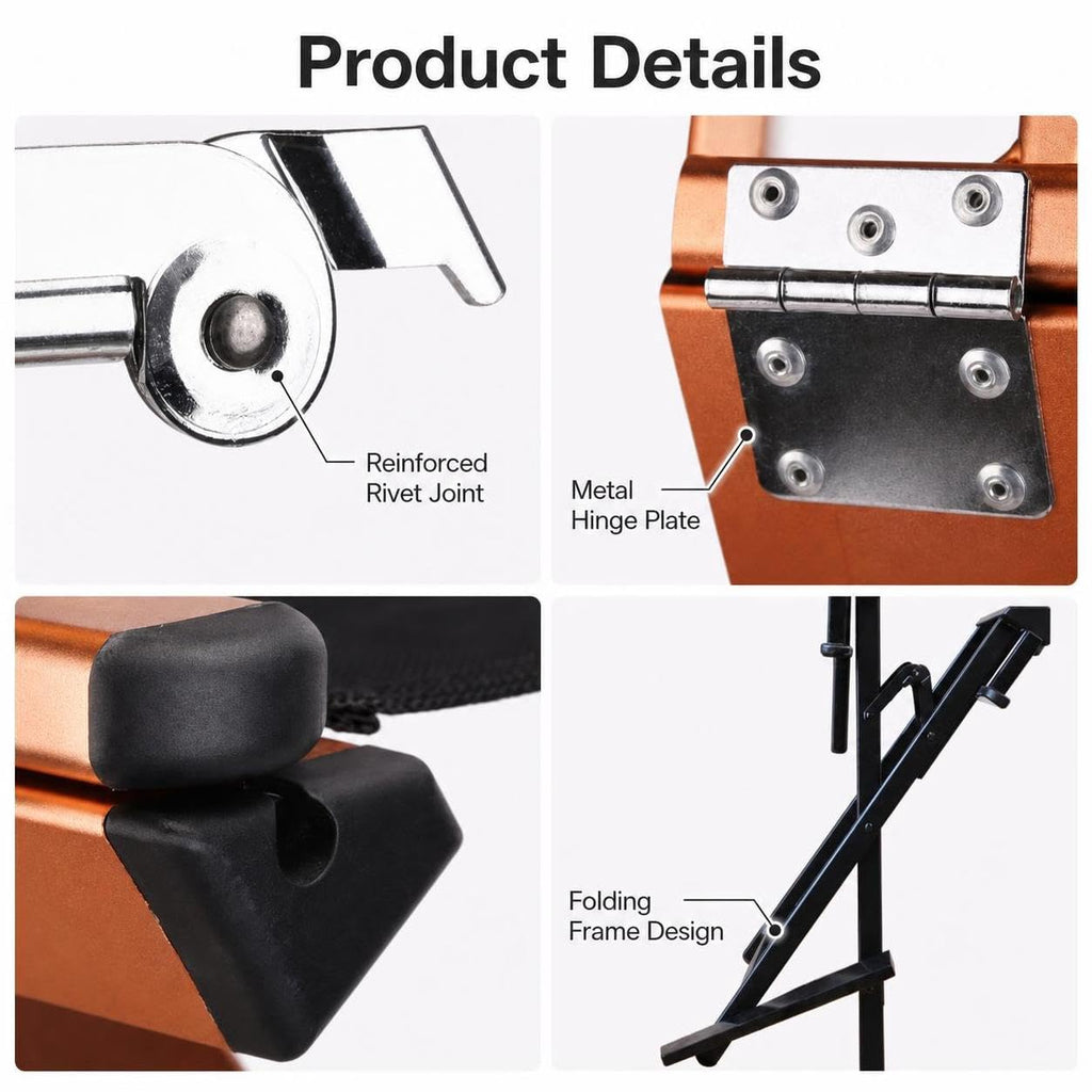 Folding Makeup Artist Chair with Headrest J2106