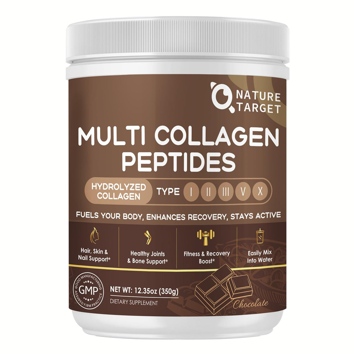 Multi Collagen Peptides Powder Chocolate Flavor 35 Servings W439