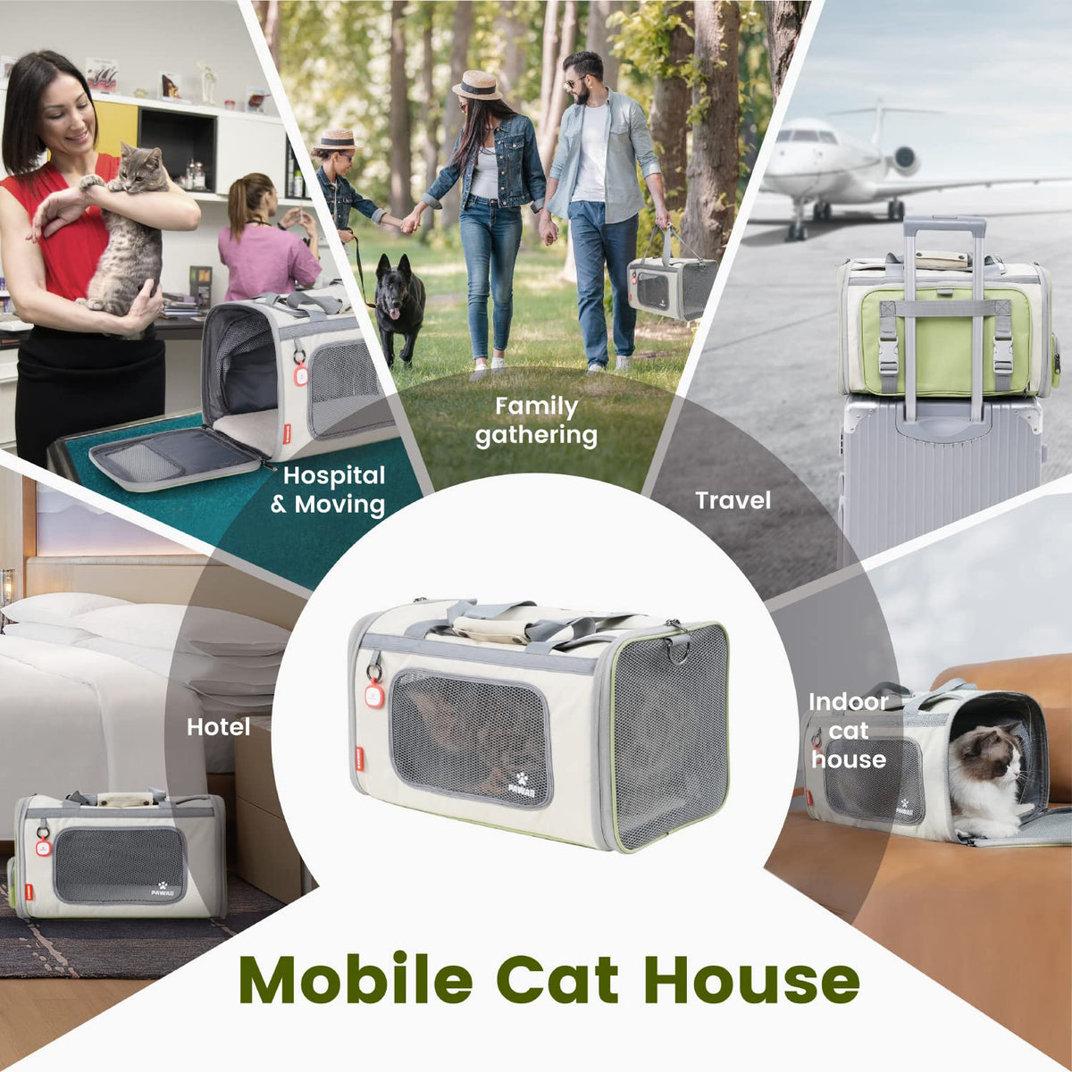 Airline Approved Expandable Cat Carrier U756481