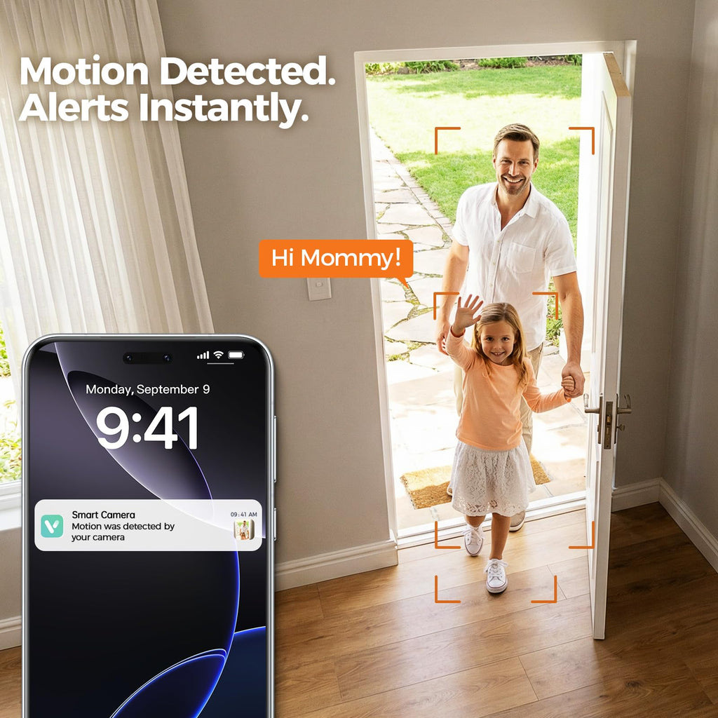 2K Indoor Security Camera 4-Pack with Night Vision L306