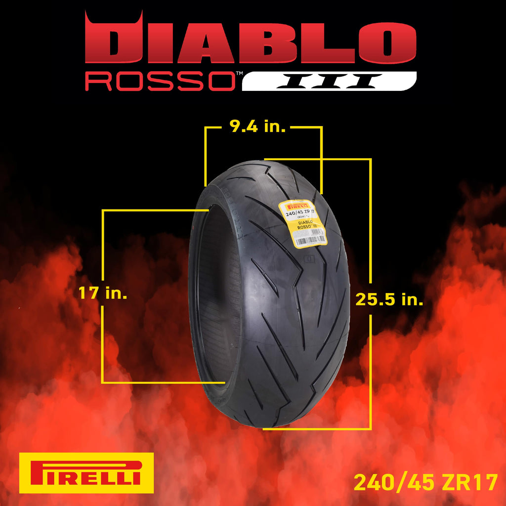 240/45-17 82W Rear Motorcycle Tire V83074