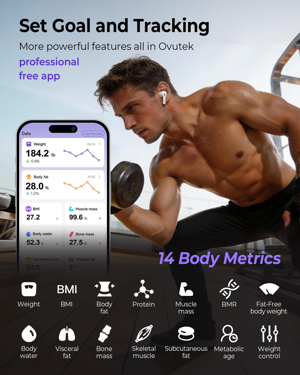 Smart Digital Body Weight Scale M955151