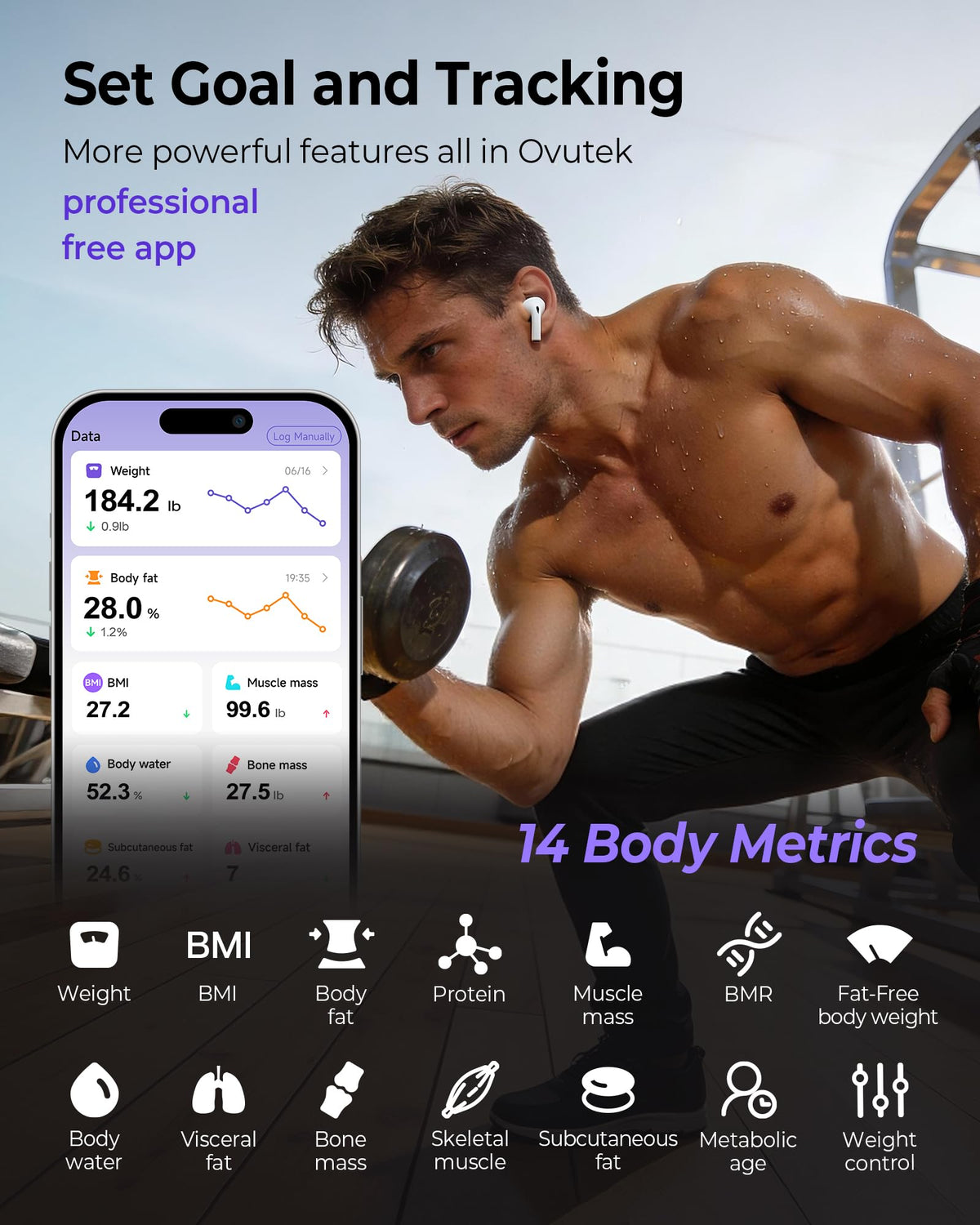 Smart Digital Body Weight Scale M955151