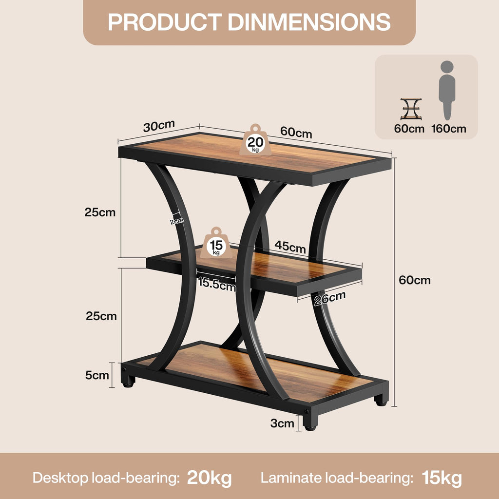 3-Tier Storage End Table A4299