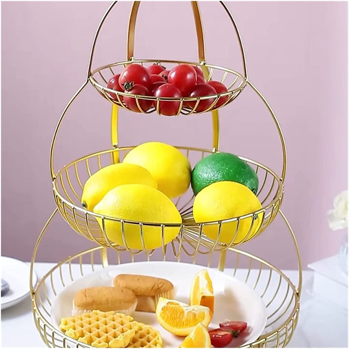 3-Tier Metal Fruit Basket G63351
