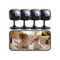2K Indoor Security Camera 4-Pack with Night Vision L306