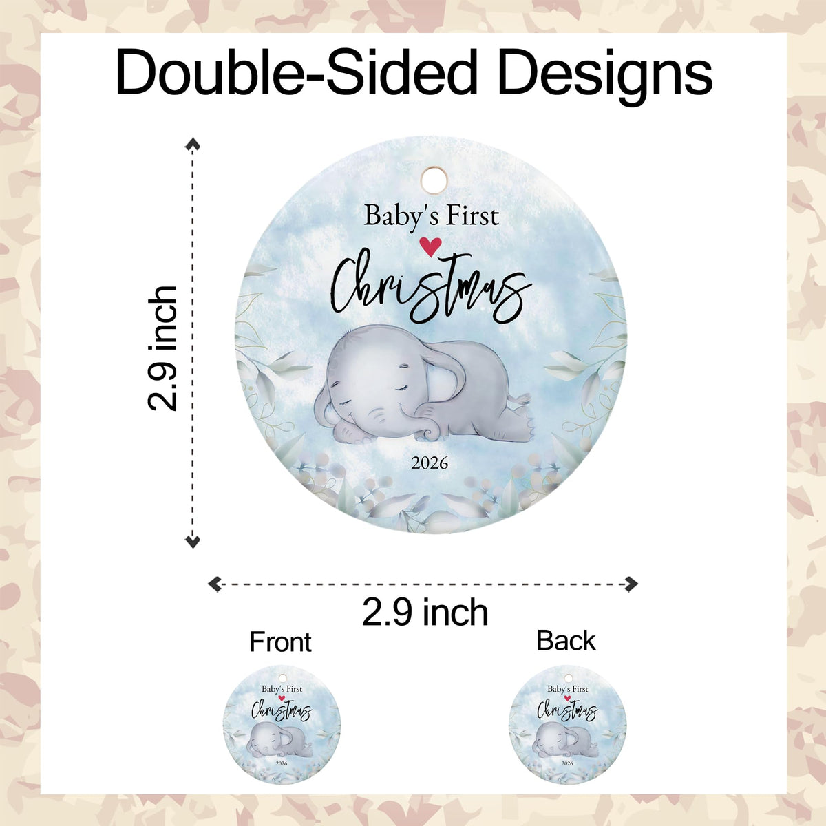 Christmas Ornament 2026 U474