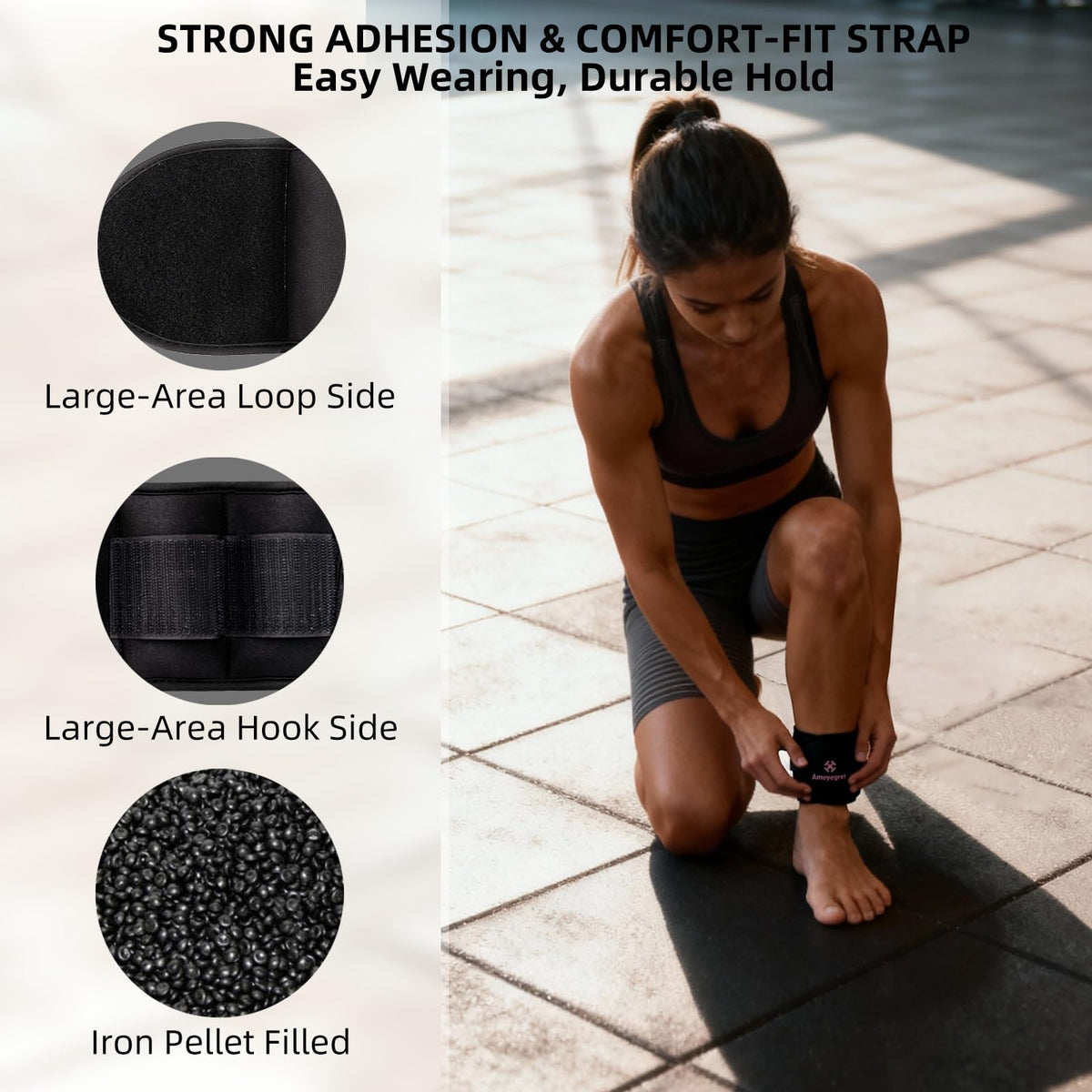 Ankle Weights, Wrist & Leg Weights Set E443