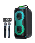 500W Karaoke Machine with 2 Wireless Microphones and Dual 6.5'' Subwoofers G272839