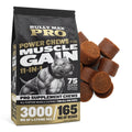 11-in-1 Dog Muscle Builder Power Chews - High Protein Supplement with Amino Acids - 75 Soft Chews H3774